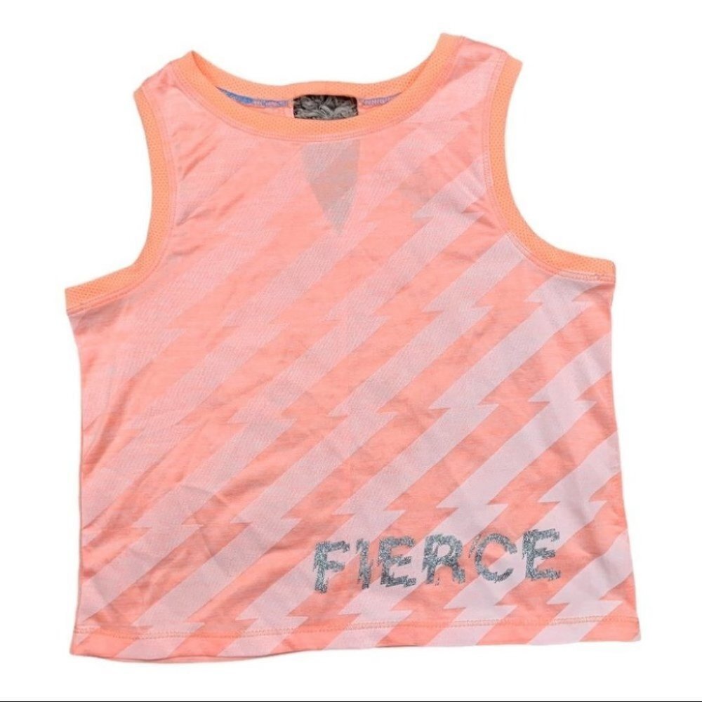 Ideology Graphic-Print Crop Tank, Big Girls